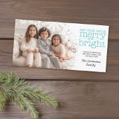 Cartes Pour Fêtes Annuelles Photo - Let It Snow - Flacons de neige blancs