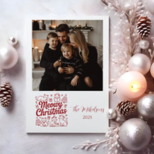 Cartes Pour Fêtes Annuelles Photo Meowy Christmas Party
