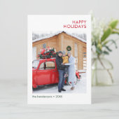 Cartes Pour Fêtes Annuelles Photo moderne (Debout devant)