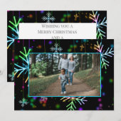 Cartes Pour Fêtes Annuelles Photo moderne (Devant / Derrière)