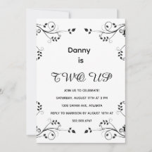 Photo moderne du 2e anniversaire