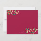 Cartes Pour Fêtes Annuelles Photo moderne joyeuse et brillante (Dos)