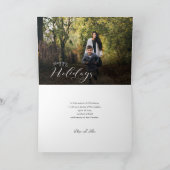 Cartes Pour Fêtes Annuelles Photo moderne Joyeux Noël (Intérieur)