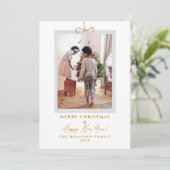 Cartes Pour Fêtes Annuelles Photo moderne Joyeux Noël (Debout devant)