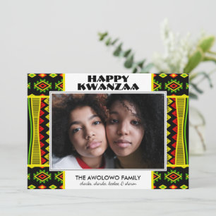 Cartes Pour Fêtes Annuelles Photo moderne Kwanzaa