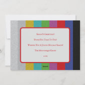 Cartes Pour Fêtes Annuelles Photo moderne Retro Noël (Dos)