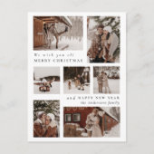 Cartes Pour Fêtes Annuelles Photo moderne tendance collage Noël (Devant)