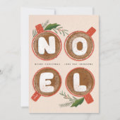 Cartes Pour Fêtes Annuelles Photo Noel Marshmallows Hot Cocoa Photo (Devant)