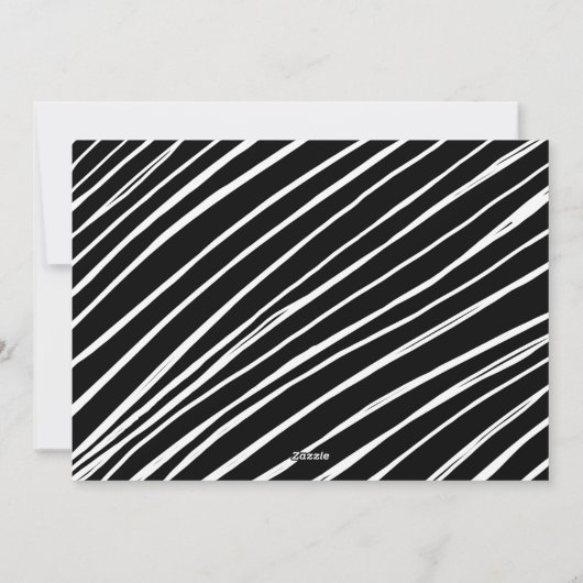 Cartes Pour Fêtes Annuelles Photo Noir simplement joyeux (Dos)