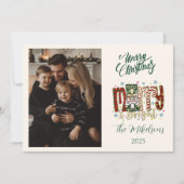 Cartes Pour Fêtes Annuelles Photo Nutcracker Merry & Bright Christmas (Devant)