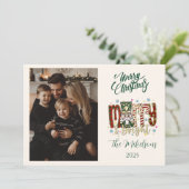 Cartes Pour Fêtes Annuelles Photo Nutcracker Merry & Bright Christmas (Debout devant)