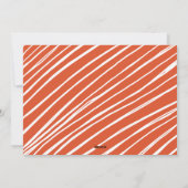 Cartes Pour Fêtes Annuelles Photo Orange simplement joyeux (Dos)