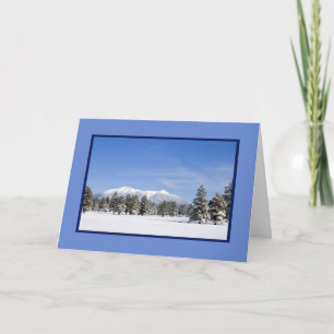 Cartes Pour Fêtes Annuelles Photo personnalisé des sommets enneigés de San Fra