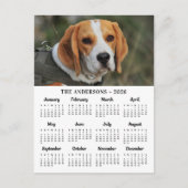 Cartes Pour Fêtes Annuelles Photo personnalisée 2026 Chien Chien Chien Chien d (Devant)