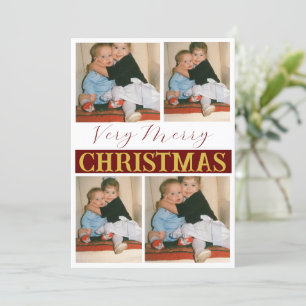 Cartes Pour Fêtes Annuelles Photo personnalisée de Noël très joyeux