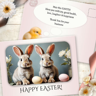 Cartes Pour Fêtes Annuelles Photo personnalisée Happy Easter Business