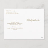 Cartes Pour Fêtes Annuelles Photo personnalisée Joyeux Noël élégant script (Dos)