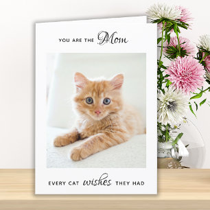 Cartes Pour Fêtes Annuelles Photo personnalisée pour animaux de compagnie Chat