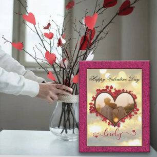 Cartes Pour Fêtes Annuelles Photo personnelle du Joyeux Valentin