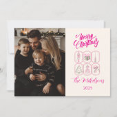 Cartes Pour Fêtes Annuelles Photo Pink Nutcracker Coquette Christmas (Devant)