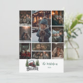 Cartes Pour Fêtes Annuelles Photo Polar Express Christmas (Debout devant)