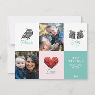 Cartes Pour Fêtes Annuelles Photo Scandinave moderne mignon Noël