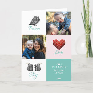 Cartes Pour Fêtes Annuelles Photo Scandinave moderne mignon Noël