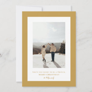 Cartes Pour Fêtes Annuelles Photo simple Aztec Gold