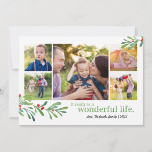 Cartes Pour Fêtes Annuelles Photo Simple Berries Merveilleuse LIfe 5  