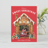 Cartes Pour Fêtes Annuelles Photo Sweet Gingerbread (Debout devant)