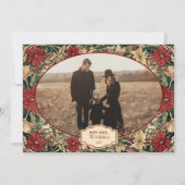 Cartes Pour Fêtes Annuelles Photo Timeless Poinsettia Holiday (Devant)