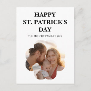 Cartes Pour Fêtes Annuelles Photo Trèfle Chat Noir Chanceux Saint Patrick H