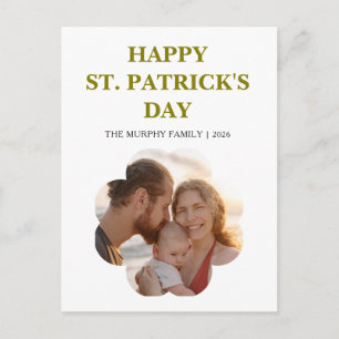 Cartes Pour Fêtes Annuelles Photo Trèfle Chat Noir Chanceux Saint Patrick H