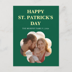 Cartes Pour Fêtes Annuelles Photo Trèfle Chat Noir Chanceux Saint Patrick H