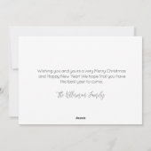 Cartes Pour Fêtes Annuelles Photo Tropical Joyeux Noël (Dos)