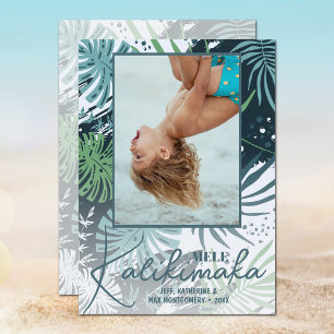 Cartes Pour Fêtes Annuelles Photo tropical Mele Kalikimaka
