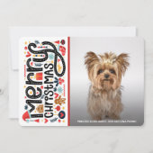 Cartes Pour Fêtes Annuelles Photo Whimsical Joyeux Noël (Devant)