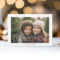 Photo White Border - Tribal Motif Peace Joy