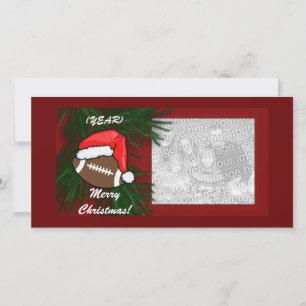 Cartes Pour Fêtes Annuelles Photocard - Football de Noël