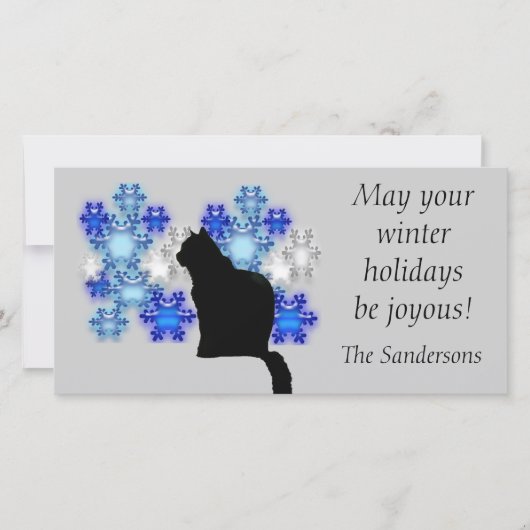 Cartes Pour Fêtes Annuelles Photocard - Vacances d'hiver (Devant)