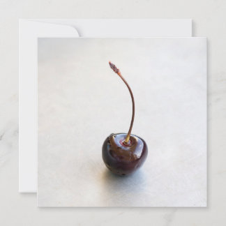 Cartes Pour Fêtes Annuelles Photographie de Cerise Rouge Fraîche