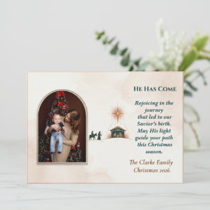 Cartes Pour Fêtes Annuelles Photographie de l'arche du voyage de la Nativité e
