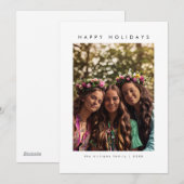 Cartes Pour Fêtes Annuelles Photoleap (Devant / Derrière)