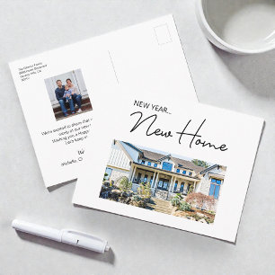 Cartes Pour Fêtes Annuelles Photos d'annonce de déménagement pour une nouvelle