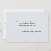 Cartes Pour Fêtes Annuelles Photos de neige des marmottes de la faune (Dos)