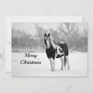 Cartes Pour Fêtes Annuelles Photos de Noël noir et blanc