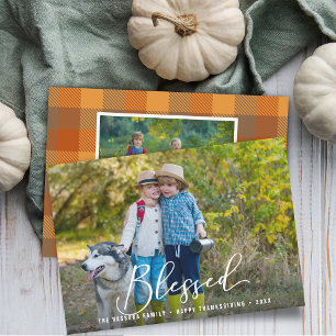 Cartes Pour Fêtes Annuelles Photos de Thanksgiving bénis