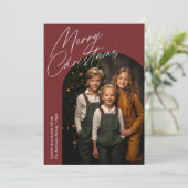 Cartes Pour Fêtes Annuelles Photos miniatures de Noël (Debout devant)