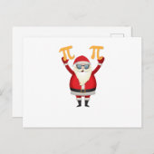 Cartes Pour Fêtes Annuelles pi mathématiques noël Drôle cadeaux Hommes Femmes (Devant / Derrière)