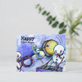 Cartes Pour Fêtes Annuelles Piano avec touche (Debout devant)